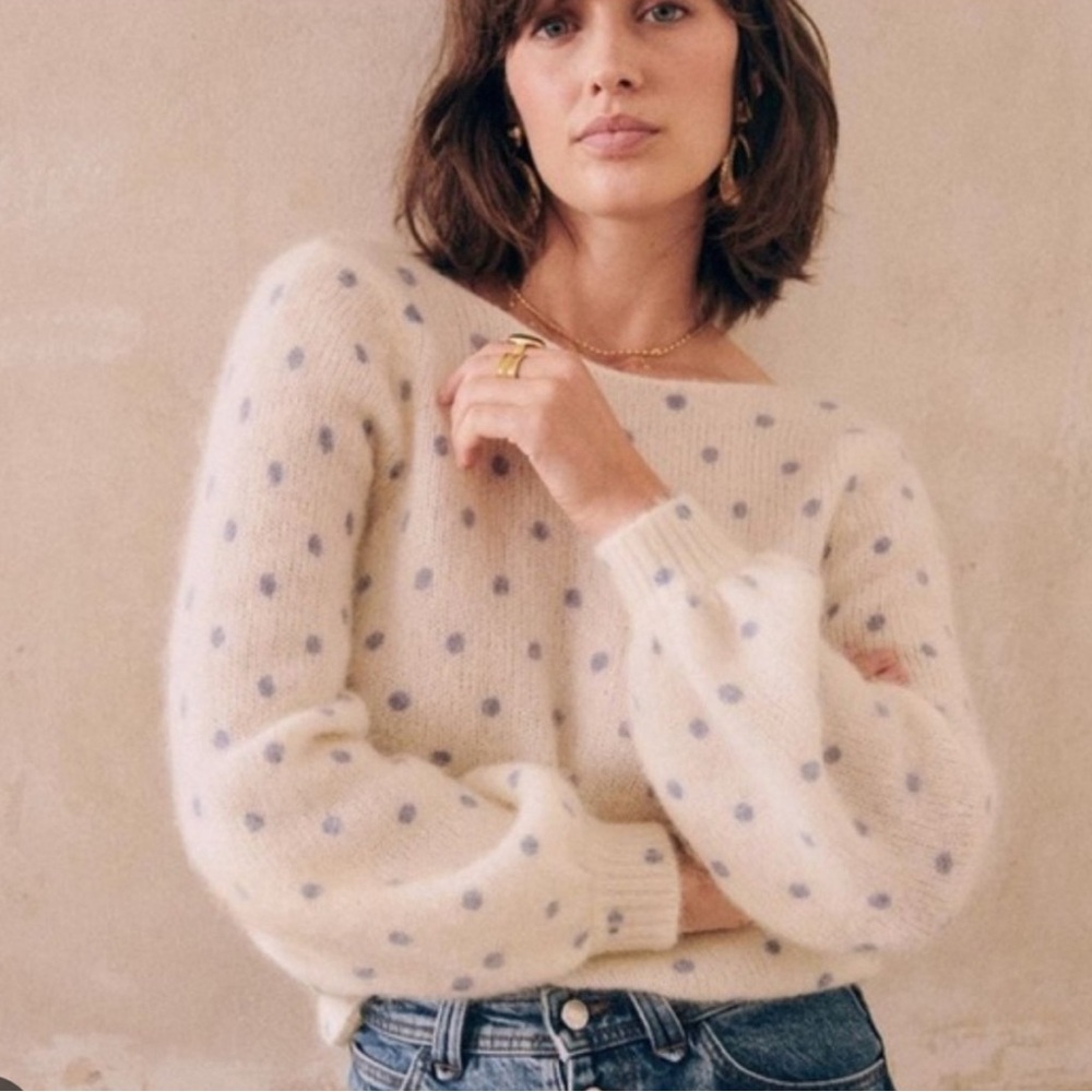 Sezane Alban Jumper Polka Dot - Size S